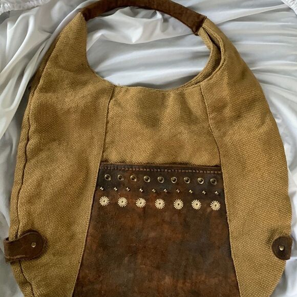 Hobo International Burlap Bag - Picture 1 of 4